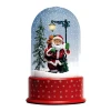 Hot Sale Merry Christmas Products Christmas Tree In Glass Dome Led Night Light Hand Home Xmas Led Light Decoration