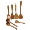 Hot-sale Natural Wooden Spoons Kitchen Utensils Wooden Soup Ladle/Spatula for Cooking