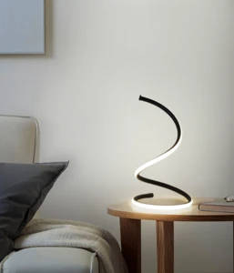 Hot Simple Design S Shape Led, Led Snake Table Lamp