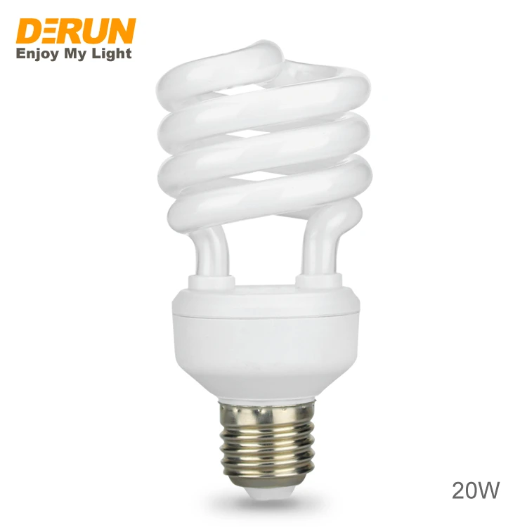 Hot Sales Wholesale half or full spiral compact fluorescent energy saving lamp E27 B22 cfl saver light bulb factory , CFL-SPIRAL