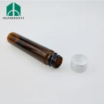 Hot sell PET amber oral liquid bottle with Tamper Evident Cap