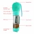 Import Hot sell walking portable plastic travel recycling dispenser 300ml Pet dog water bottle 300ml from China