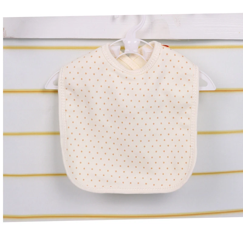 Hot Selling 100% organic cotton 3pcs in a set infant bibs skin-friendly durable baby bib