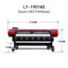 Hot selling 1.9m indoor outdoor eco solvent dx5 inkjekt printer