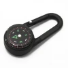 hot selling 3 in1 metal carabiner with compass thermometer for camping