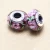Import Hot selling 925 Sterling Silver Loose Round Murano Glass Bead For Jewelry Making from China