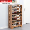 Hot selling bamboo shoe bench 7 Tier Shoe Rack 75*24*127cm