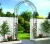 Import Hot selling Decorative Garden Flower Arch / Metal Arbour, Wedding Flower Arch from China