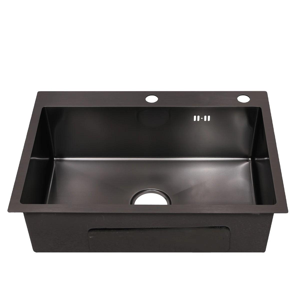 Hot Selling Modern Design Kitchen Sink Undermounted Single Bowl Black Sinks