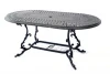 hot selling new design patio garden used metal material leisure furniture set dining table set