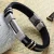 Import Hot Stainless steel silicone bracelet men jewelry wristband punk style men bracelet jewelry from China