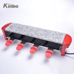Hot whole sale cheap but good easy clean outdoor press raclette grill for meat hot stone