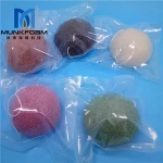 Hottest Promotional Baby Bath Konjac Spongecharcoal konjac sponge