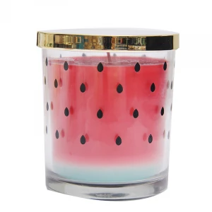 Household products aromatherapy smokeless custom essential oil fruit air fresh candle jar
