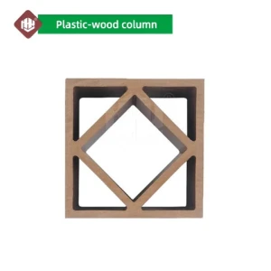 Hoyeah Outdoor plank road  plastic wooden column for fence