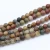 Import HSQ high quality 	natural picasso jasper beads strands loose gemstone for jewelry making from China