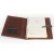 Import Huahao brand custom portfolio loose-leaf binder pu leather a5 office stationery notebook portfolio folder from China
