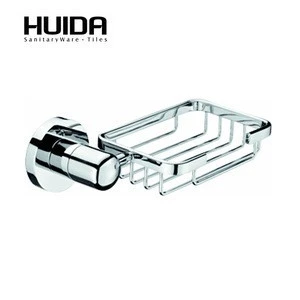 HUIDA bathroom accessories soap dish holder chrome plated
