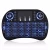 Import i8 2.4G touchpad led backlit mini wireless keyboard for tv box gamepad remote control from China