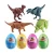 ICTI certificated custom made plastic dinosaur assemble educational toy for kids