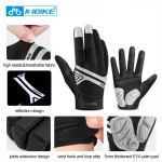 INBIKE Brand Sports Racing GEL Full Finger Fitness Leather Cycling Bike Bicycle Gloves