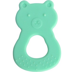 Infant Training Teether Animal Shapes Funny Silicon  Baby Teether