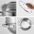 Import Insert Pot Kitchen Food Steamer Pot Set Factory Cheap Custom Food Grade Stainless Steel with Glass Lid Silver Metal Customized from China