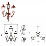 IP55 Decorative Outdoor LED Garden Light /Wall Light  DH-364025