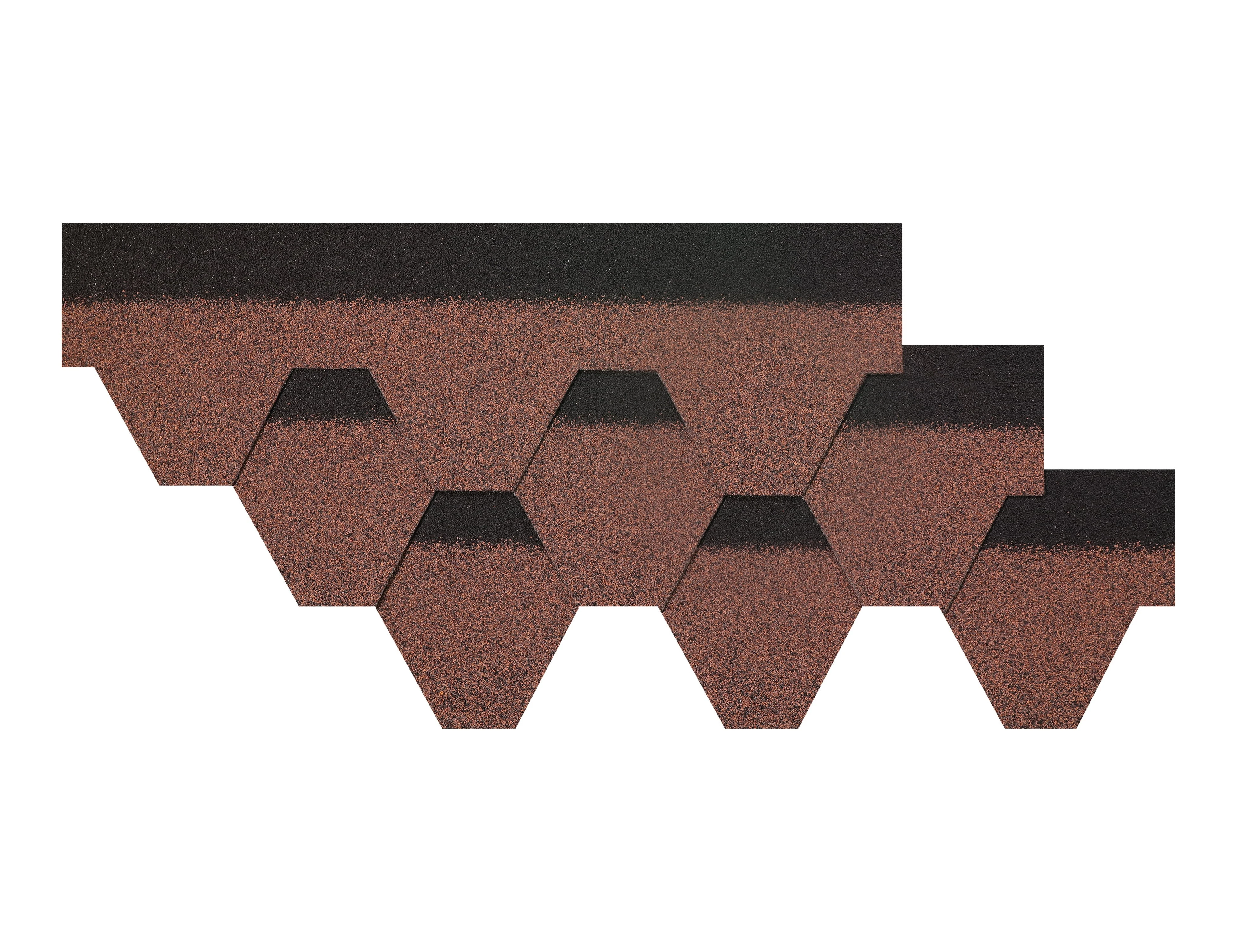 ISO9001 Asphalt Roofing Shingles Sale Typically Shaped 3-tab Mosaic Roofing Shingle Price and Hexagonal Asphalt Shingle