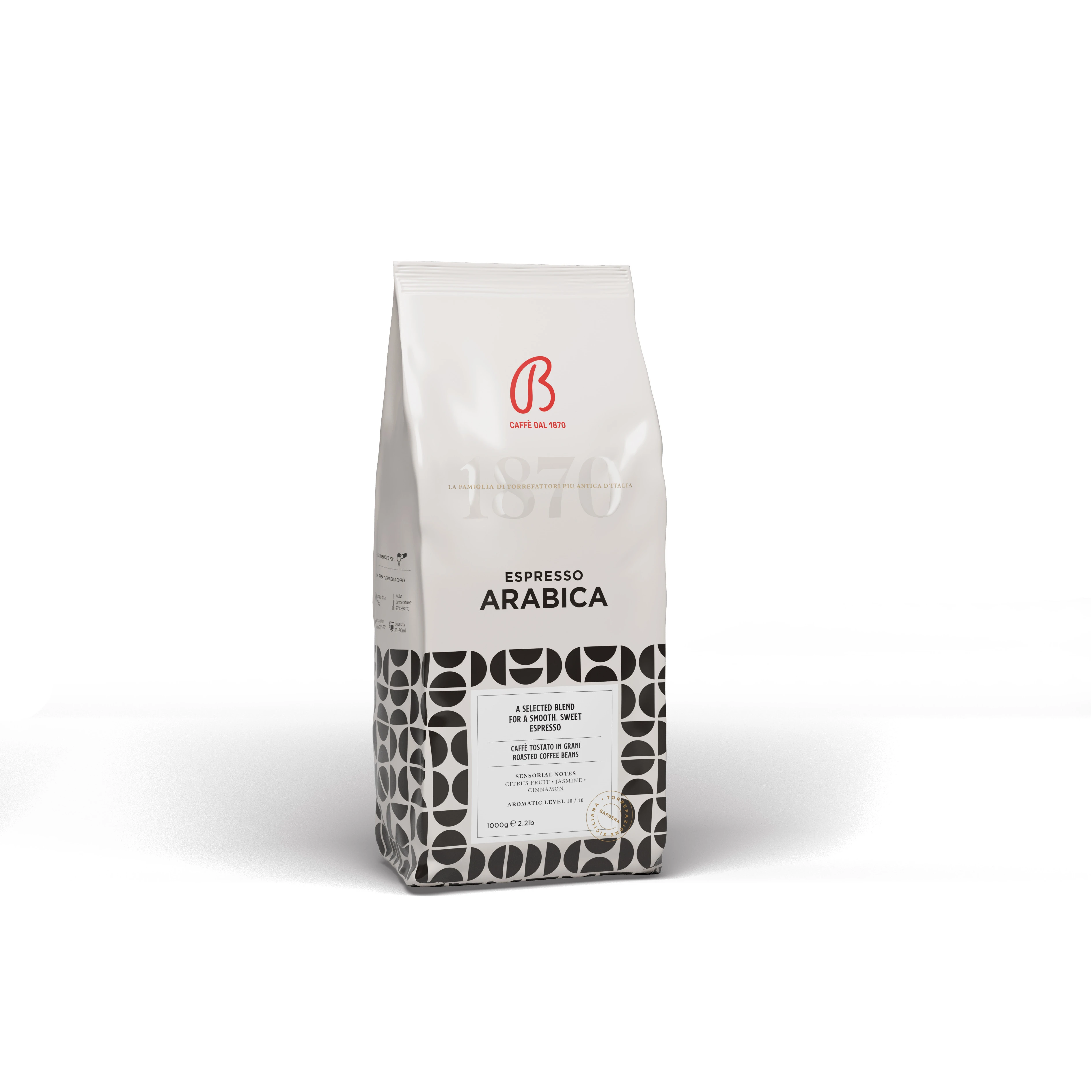 Italian for espresso 100% Arabica 1 Kg coffee beans