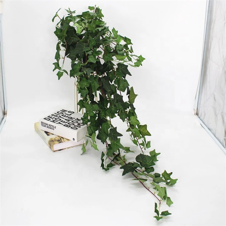 J-3087 OEM wholesale wall hanging plant artificial ivy leaves bouquet for garden dector