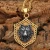 Import Jewelrox Viking Jewelry Nordic Odin Wolf Head Shield Amulet Gold Plated Stainless Steel Necklace from China