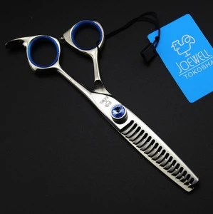 JOEWELL 50% thinning rate 6.0 inch stainless steel 18 teeth hair scissors thinning scissors 9CR 62HRC Hardness