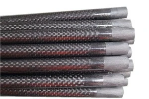 Juli professional supplier pultruled 3k solid carbon finer rod/stick