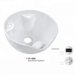 JX4828 Hair Salon Ceramic Wash Basins For Shampoo Chairs