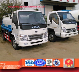 KAMA water truck, small watering cart, 3tons Water tanker truck for sale