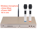 karaoke home theatre system  wireless microphone  power AMP Mixer android tv box hard drive  karaoke player