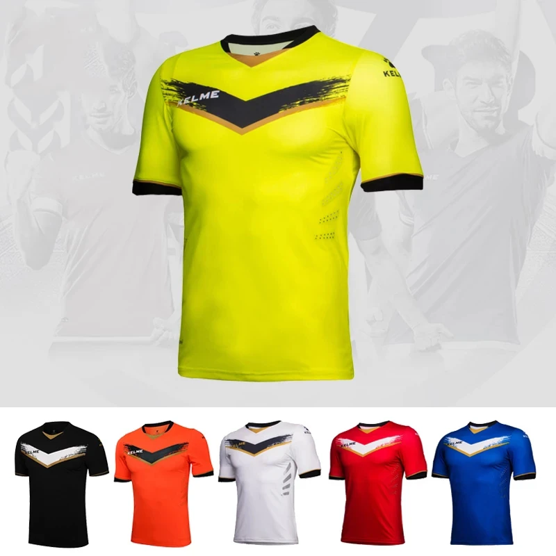 KELME Wholesale Custom Mens Football Clothes Shirt Uniform Soccer Jerseys Team Shirt Jersey Soccer Football Shirts Jerseys