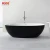 Import Kingkonree acrylic solid surface faux stone new bathtub model bath tub freestanding bathtub from China