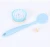 Import Kitchen brush for pot dishes cleaning plastic long handle round PET head scrub dish brush from China
