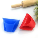 Kitchen Cooking Glove Silicone Oven Gloves With Fingers Non-slip Baking Gloves Cooking Microwave Oven Mitt