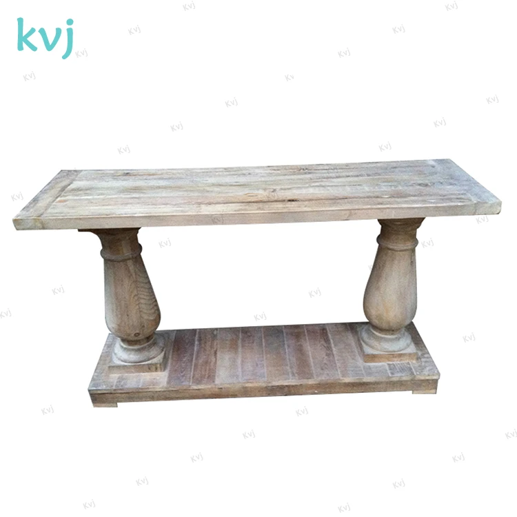 KVJ-7405 french vintage reclaimed wood coffee table