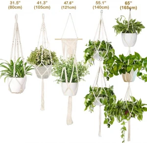 Lace plant hanger indoor wall hanging home decoration Bohemian style Macrame