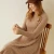 Import Ladies real 100% pure cashmere dress pleated skirt slim fit maxi rib knitting customized dress for women from China