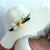 Import Lady Large Vacation Flat Floppy Foldable Surf Panama Bucket Fedora Visor Summer Toddler Wide Brim Flower Sun Straw Beach Hat from China