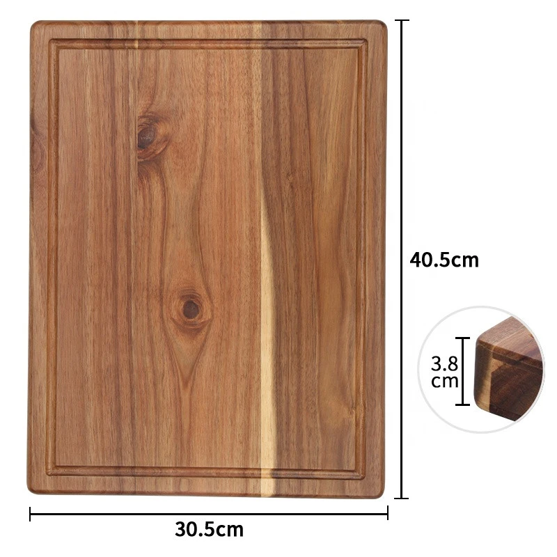 Large Multipurpose Thick Acacia Chopping Board Wood