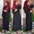 Import Latest Abaya Design Islamic Clothing Lace-Up Long Middle Eastern Hijab Muslim Women Dress from China