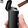 latest arrival cigar pipe lighter igniter for cigarettes windproof usb rechargeable electronic lighters with led indicator power