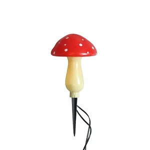 Latest Design 3 Mushrooms 1 Set Waterproof Solar Stick Led Lawn Light For Garden Decor