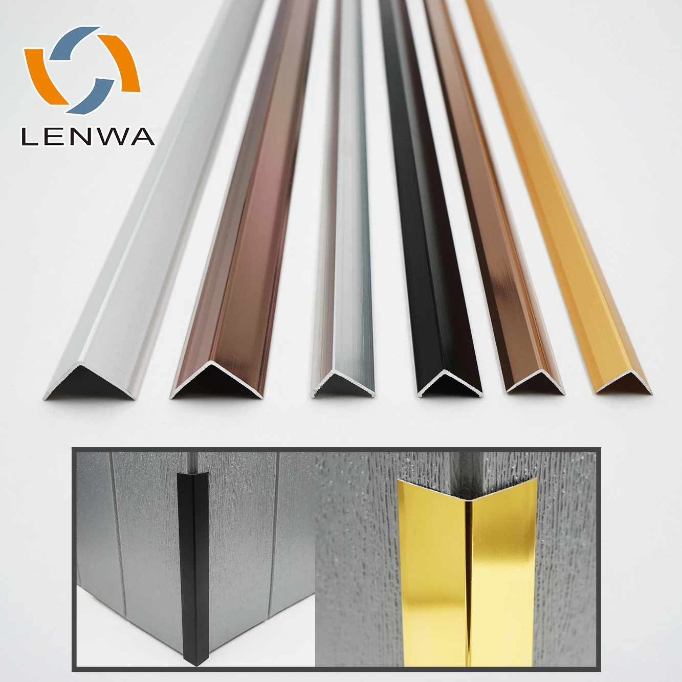 LENWA Factory Mass Stock Aluminum Corner Guard Wall for Wall Corner Protection